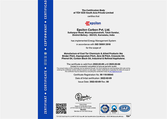 ISO 50001:2018 (Energy Management System)