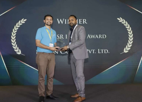 Best CSR Impact Award at the 8th Edition of Corporate Social Responsibility Summit and Awards